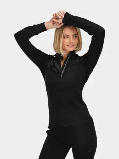 Bilde av WoolLand Sirdal woman top Sort